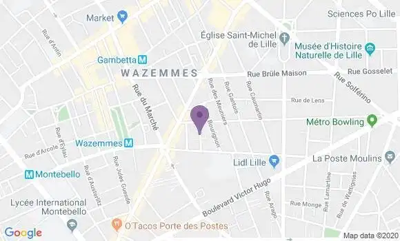 Localisation Bailly Jacques André