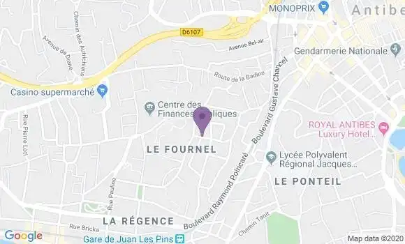 Localisation Fromentin Gérard