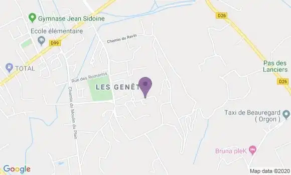Localisation Corre Alain