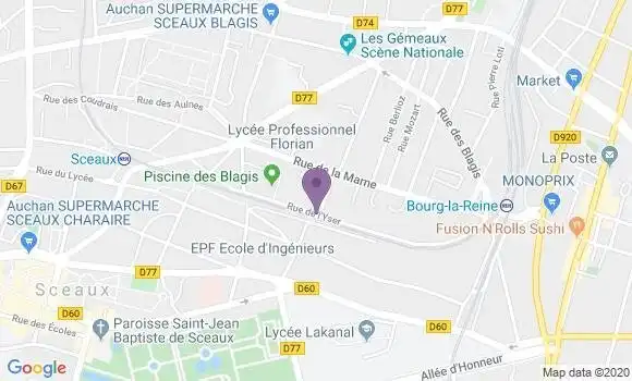 Localisation Dagand Christian