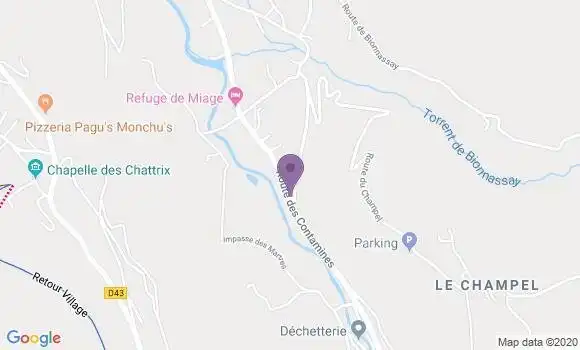Localisation Mazerat Bernard