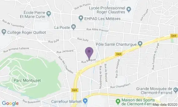 Localisation Lachaize Albert