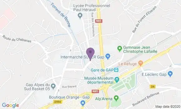 Localisation Gaillard Marc
