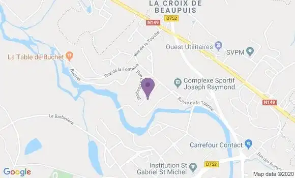 Localisation Baranger Yves