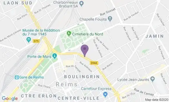 Localisation Jacquot Catherine