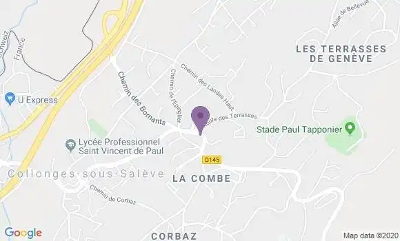Localisation Maulet Maurice