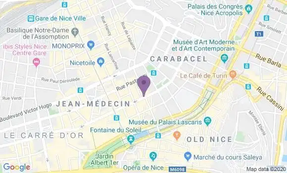Localisation Eskenazi Jacques