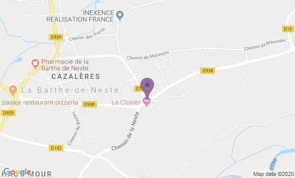 Localisation Barthe Eric