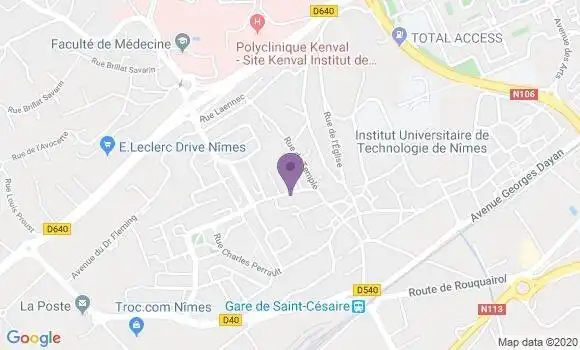 Localisation Raulet Philippe