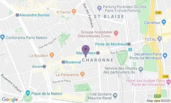 Localisation Marcus Raymond