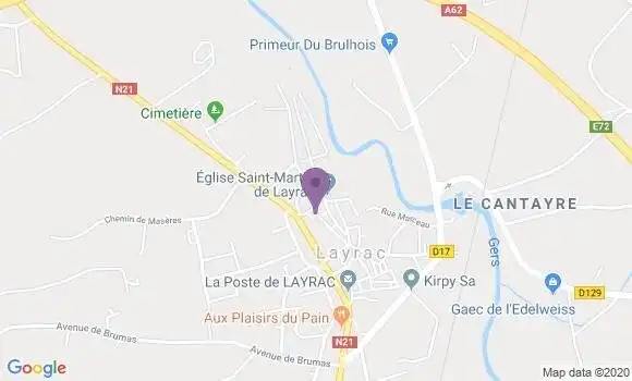 Localisation Cahour André