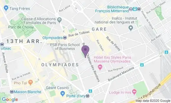 Localisation Celeste Patrick