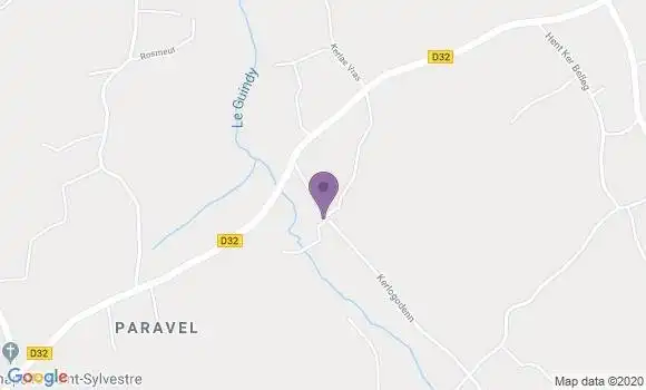 Localisation Le Calvez Jacques