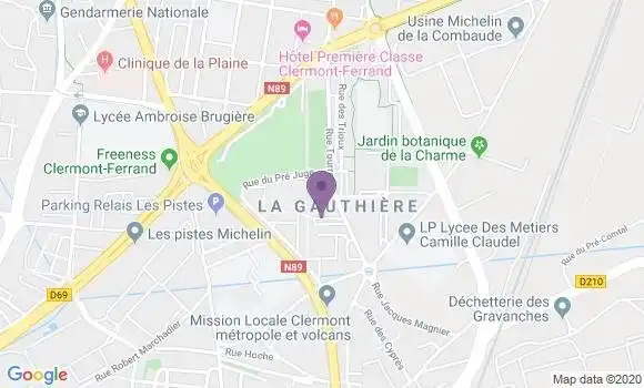 Localisation Coutarel Jean Louis