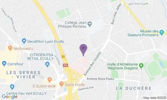 Localisation Desmons Maurice