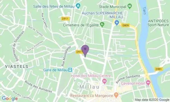 Localisation Laronche Catherine
