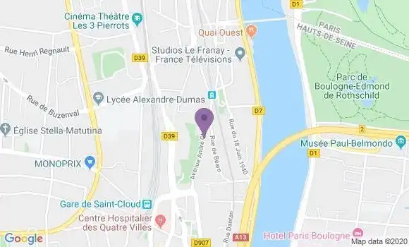 Localisation Boursier Daniel
