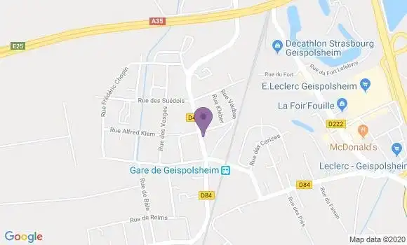 Localisation Oberle Claudine