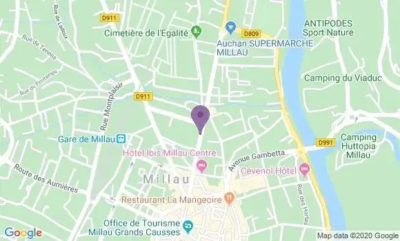 Localisation Milleville Jean