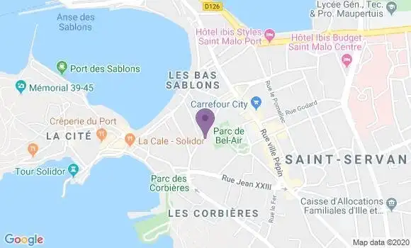 Localisation Martinet Alain