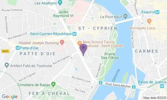 Localisation Ribes Jean Paul