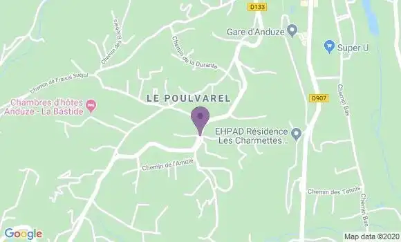 Localisation Noyre Quintard Jacqueline