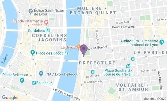 Localisation Coudert Bernard