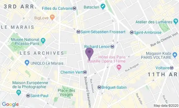 Localisation Toussaint Laurent