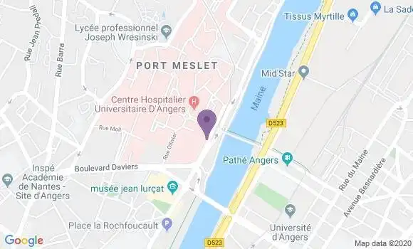 Localisation Metzger Hubert