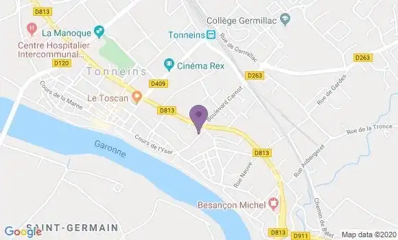 Localisation Ousty Jean Pierre
