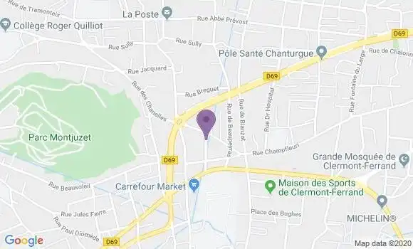 Localisation Rochas Antoine