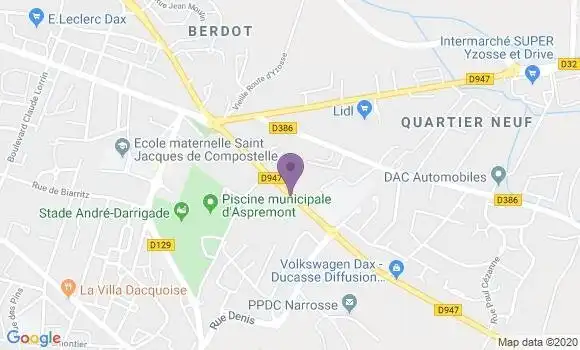 Localisation Sourgen Jean Pierre