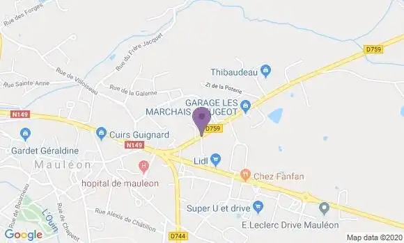 Localisation Graveleau Jean