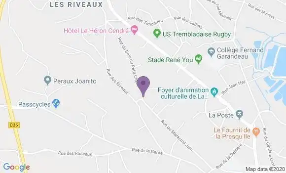 Localisation Durand Daniel