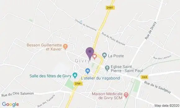 Localisation Oddoux Yves