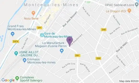 Localisation Champliau Bernard