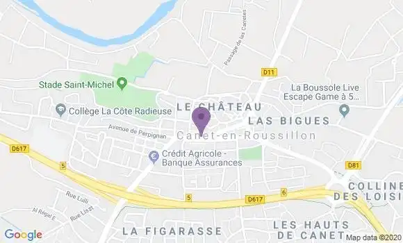 Localisation Calvet Pierre