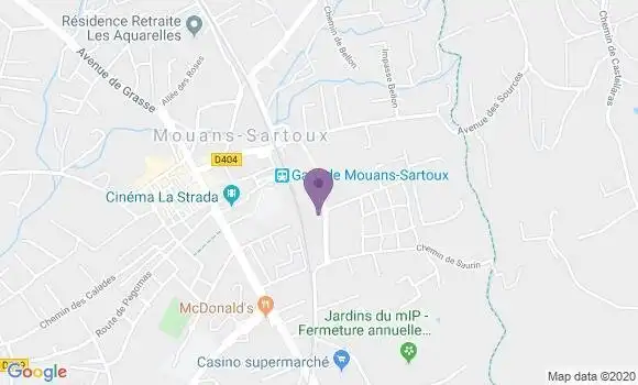 Localisation Badin Marie Claude