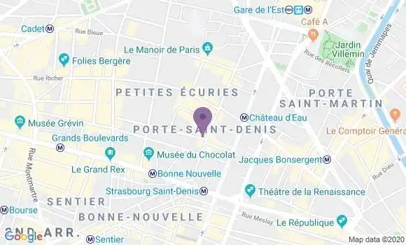 Localisation Bernard Xavier