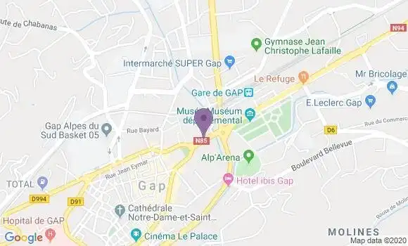 Localisation Gimbert Georges