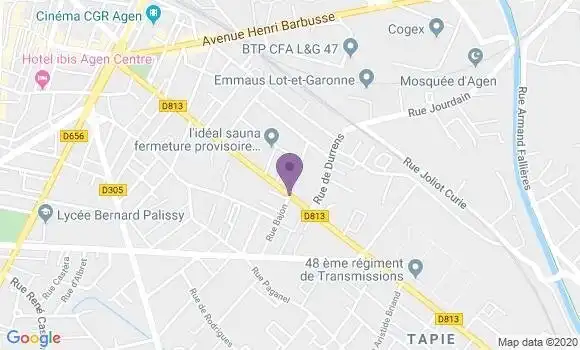 Localisation Dossat Jean Bernard