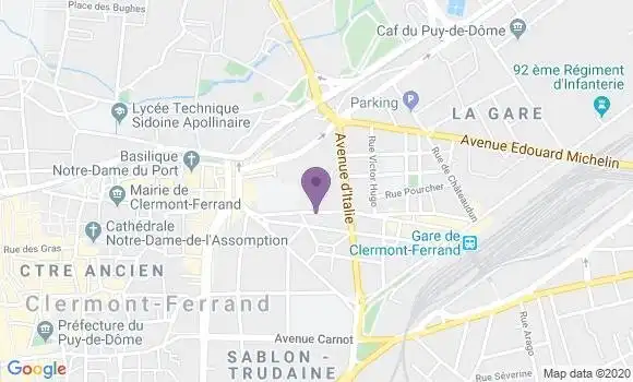 Localisation Ribes Marcel