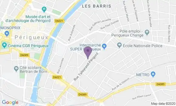 Localisation Daniel Jean Jacques
