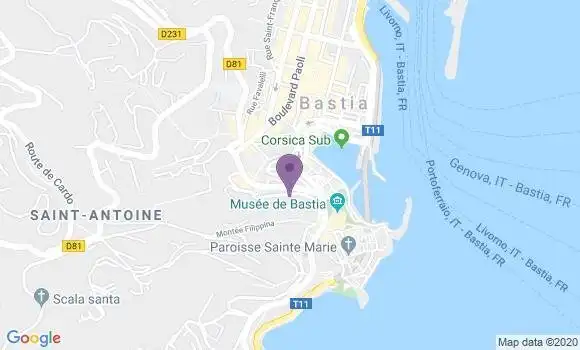 Localisation Filippi Marcel