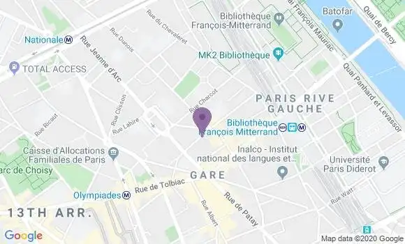 Localisation Daudre Vignier Antoine