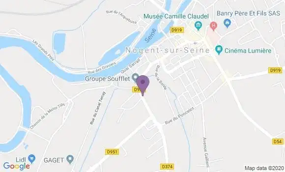Localisation Regnault Daniel