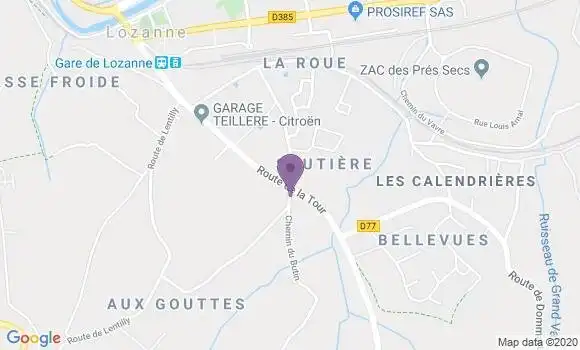 Localisation Debilly Alain