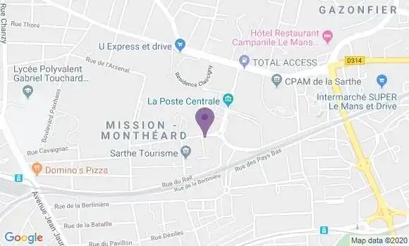 Localisation Couellier Hugues