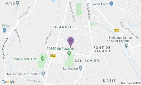 Localisation Eyries Aime