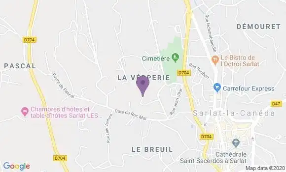 Localisation Bouyssou Gérard